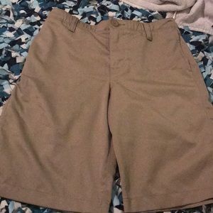 Boys under armour khaki shorts